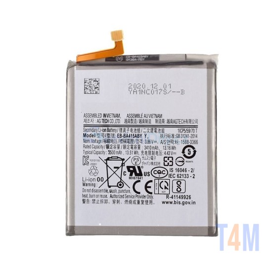 Bateria Samsung Galaxy A41/A415F EB-BA415ABY